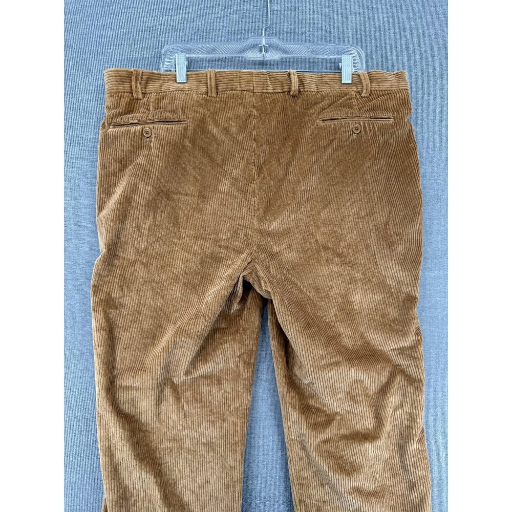 Vtg J Peterman Velluto Duca Visconti Tan Khaki Corduroy Pants Mens 40X31